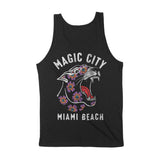 Miami Panther Tank Top Black back