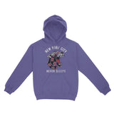 New York Panther Hoodie Violet front