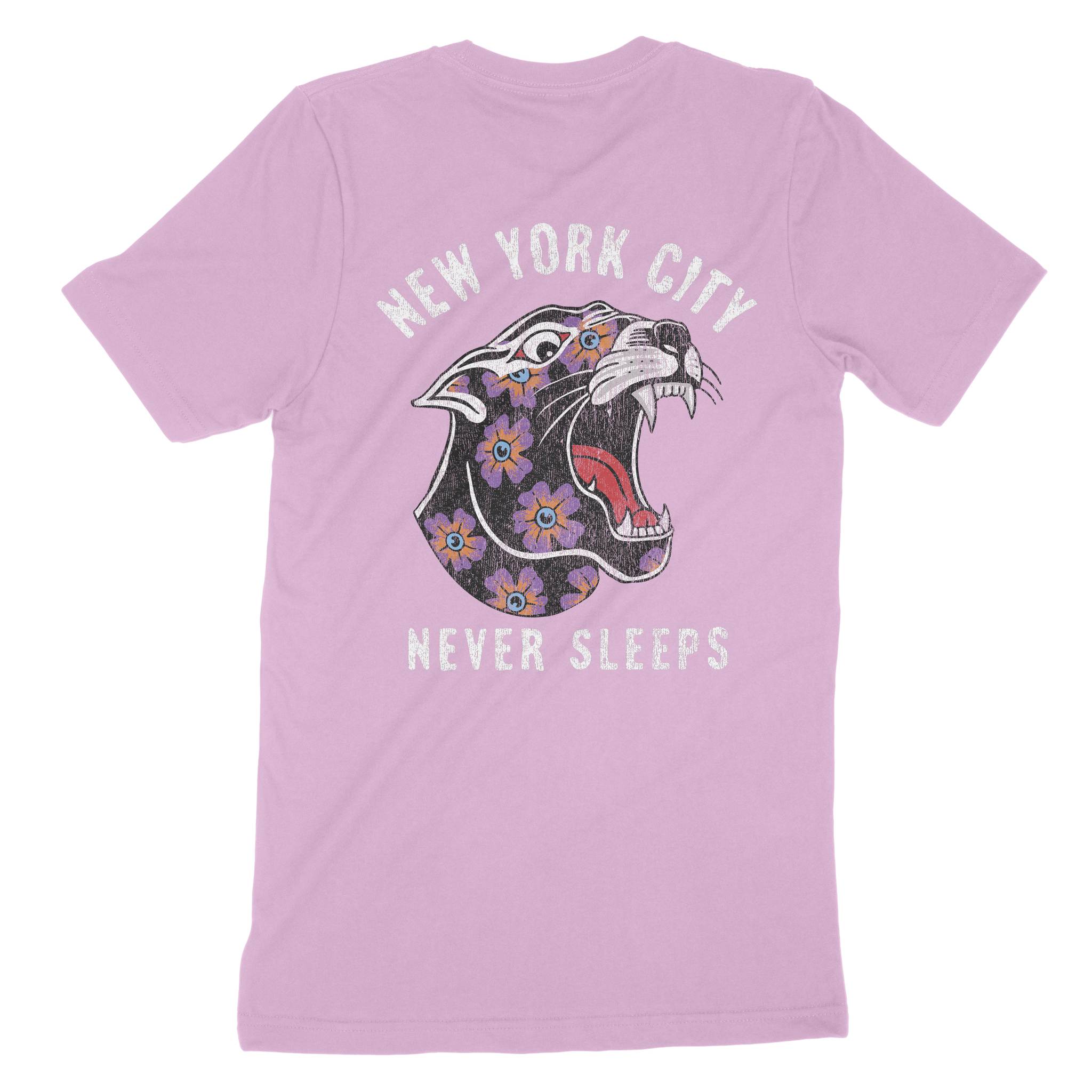New York Panther T-Shirt Lilac back