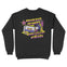 Austin Crewneck in Black - back view