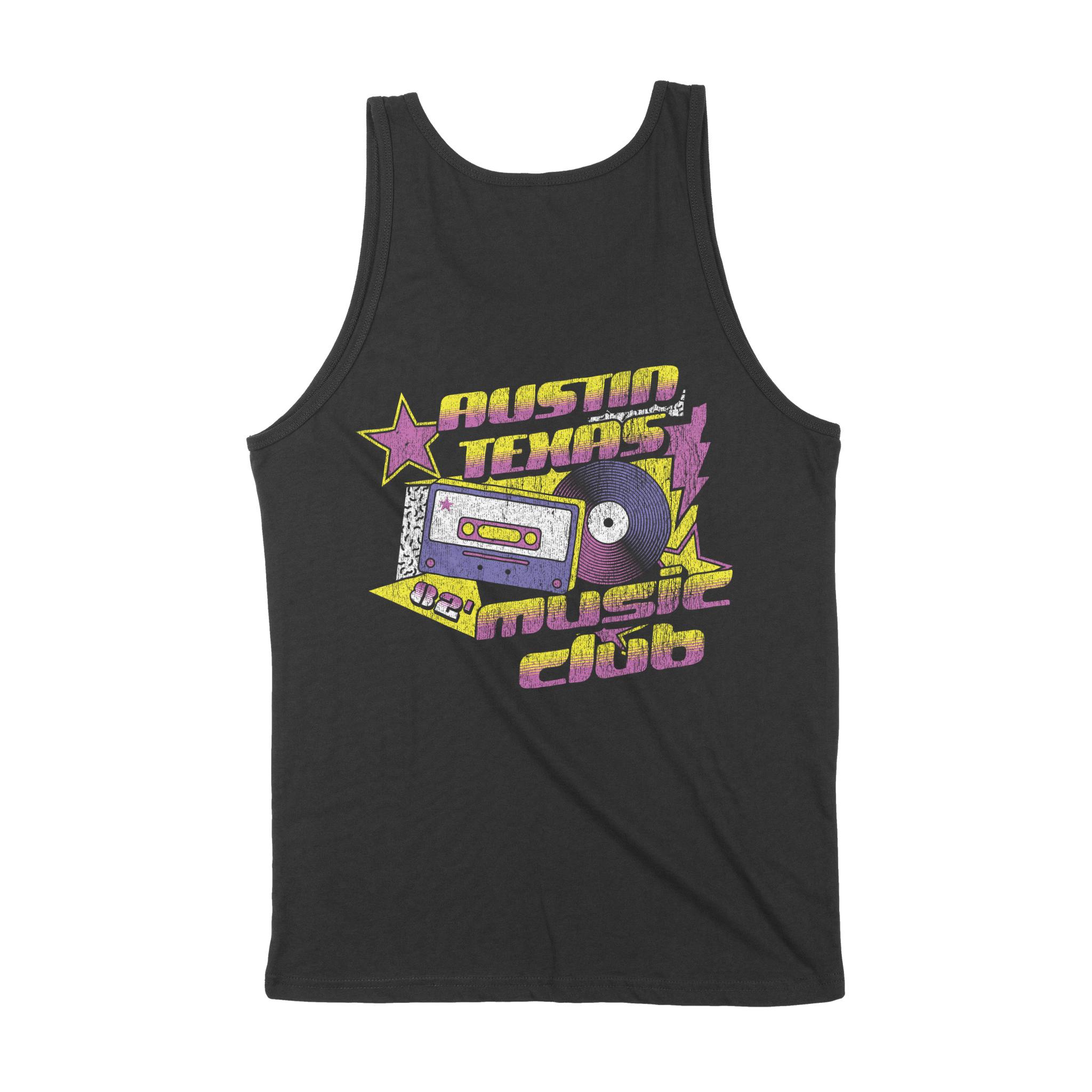 Austin Tank Top in Black - back view