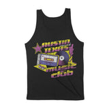 Austin Music Club Retro Tank Top Black back