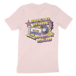 Austin Music Club Retro T-Shirt Soft Pink back
