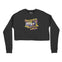 Denver Cropped Crew in Black - front view