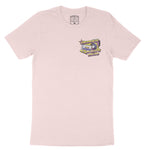 Denver Music Club Retro T-Shirt Soft Pink front