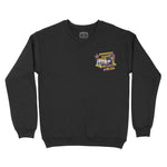 Miami Crewneck in Black - front view