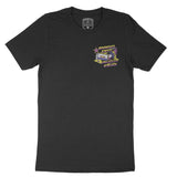 Miami Music Club Retro T-Shirt Black front