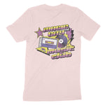 Miami Music Club Retro T-Shirt Soft Pink back