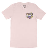Miami Music Club Retro T-Shirt Soft Pink front