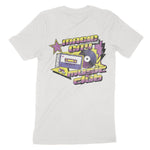 Miami Music Club Retro T-Shirt Vintage White back