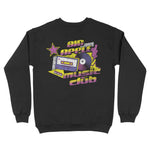 New York Crewneck in Black - back view