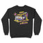 New York Crewneck in Black - back view