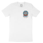 Asbury Park Tattoo Eye T-Shirt in White - front view