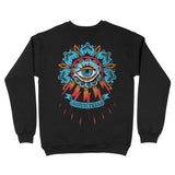 Austin Tattoo Eye Crewneck Black back