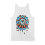Austin Tattoo Eye Tank Top White back
