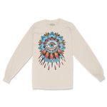 Austin Tattoo Eye Longsleeve in Natural - front view
