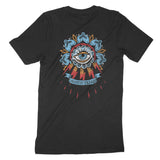 Austin Tattoo Eye T-Shirt Black back