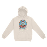 Denver Tattoo Eye Hoodie in Natural - front view