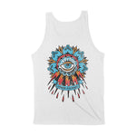 Denver Tattoo Eye Tank Top White back