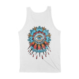 Denver Tattoo Eye Tank Top White back