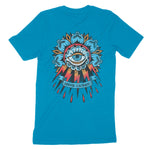 Denver T-Shirt in Electric Blue - back view