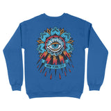 New York Tattoo Eye Crewneck Sapphire back