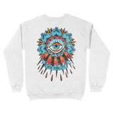 New York Tattoo Eye Crewneck White back