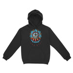 New York Hoodie in Black - front view
