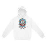 New York Hoodie in White - front view