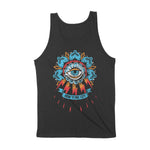 New York Tank Top in Black - back view