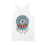 New York Tank Top in White - back view