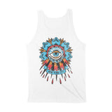 New York Tank Top in White - back view
