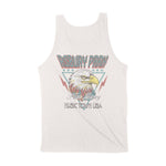 Asbury Park Americana Eagle Tank Top in Vintage - back view