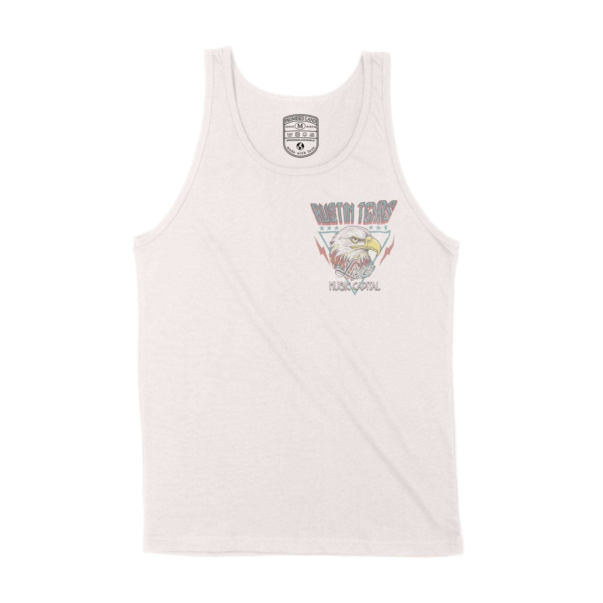 Austin Americana Eagle Tank Top in Vintage - front view