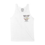 Austin Tank Top in White - front view
