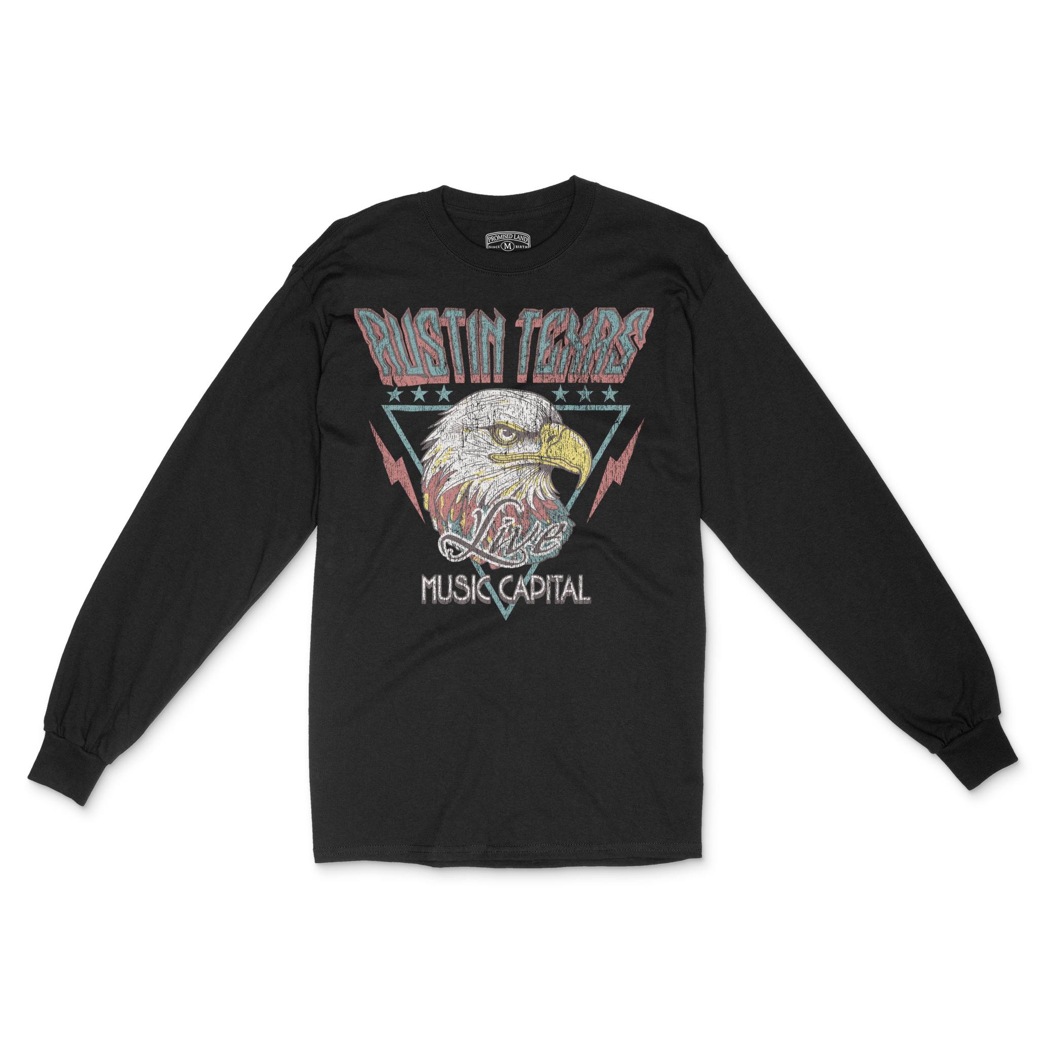 Austin Longsleeve in Black - front view