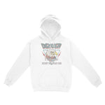 Denver Hoodie in White - front view
