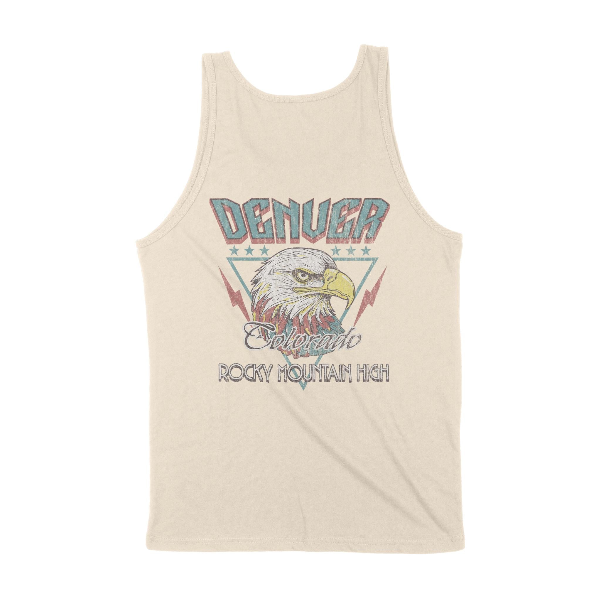Denver Americana Eagle Tank Top Natural back