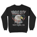 Miami Americana Eagle Crewneck Black back