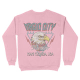 Miami Americana Eagle Crewneck Light Pink back