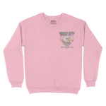 Miami Americana Eagle Crewneck Light Pink front