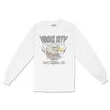 Miami Americana Eagle Longsleeve in White - front view