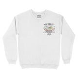New York Americana Eagle Crewneck White front