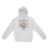 New York Americana Eagle Hoodie White front