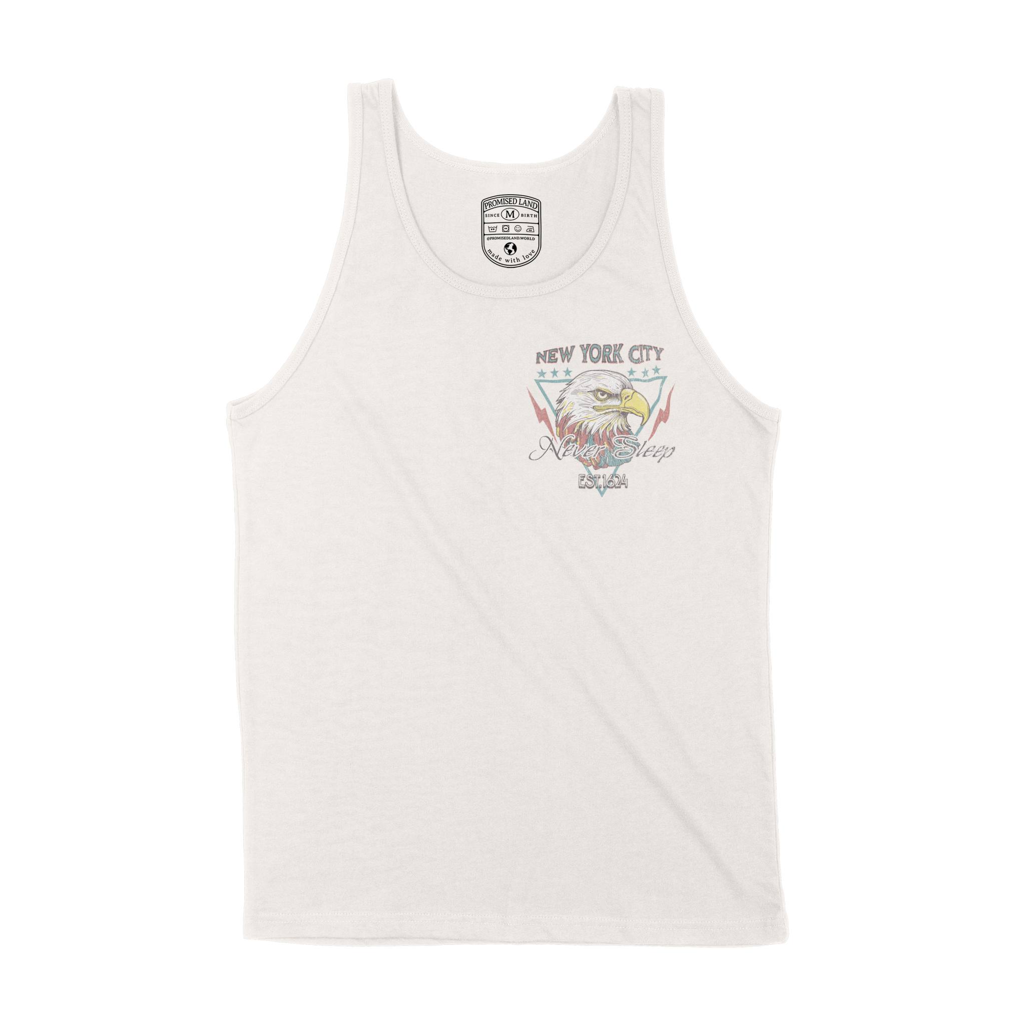 New York Americana Eagle Tank Top in Vintage - front view