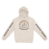 Austin Western Rider Hoodie in Natural - front view with sleeves