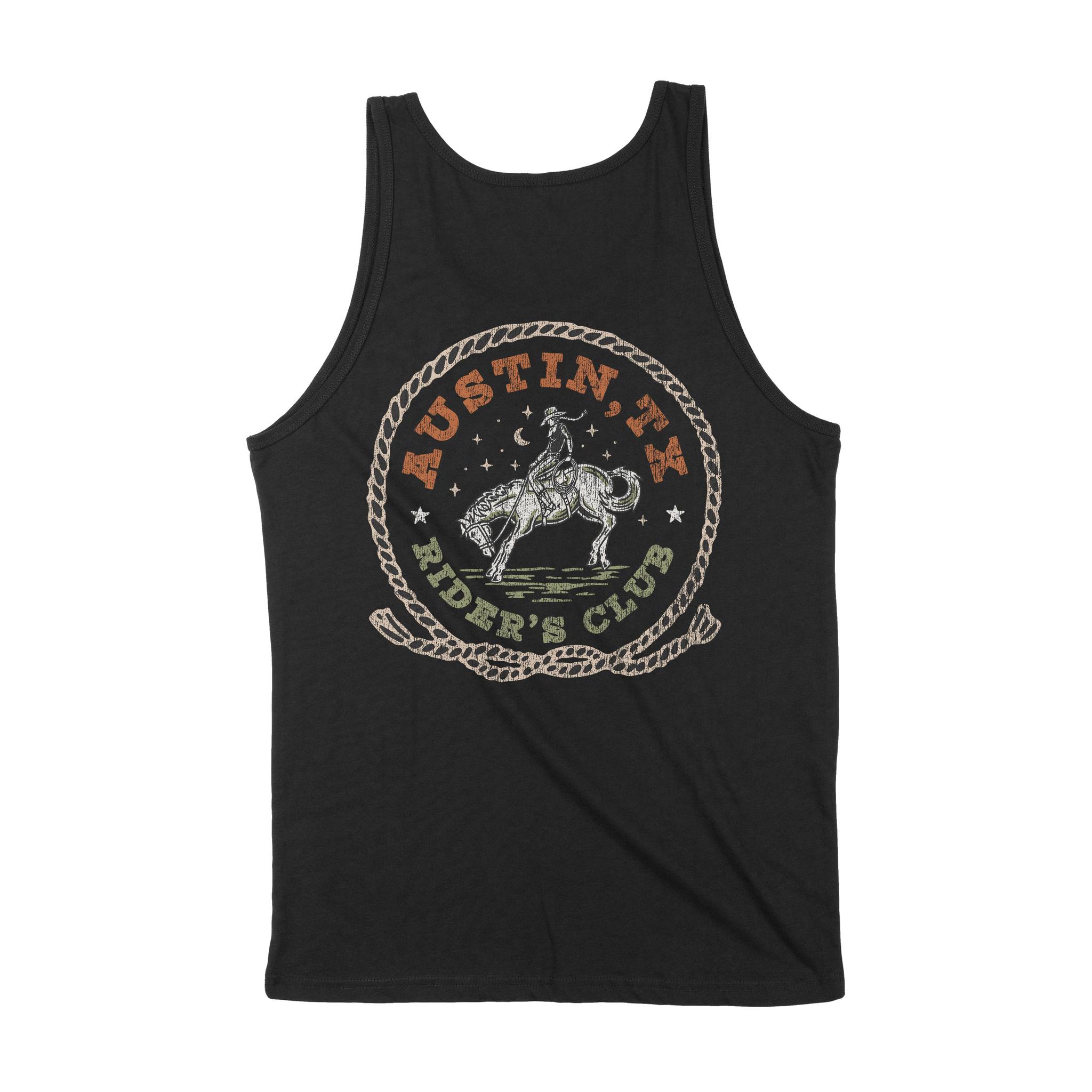 Austin Western Rider Tank Top Black back