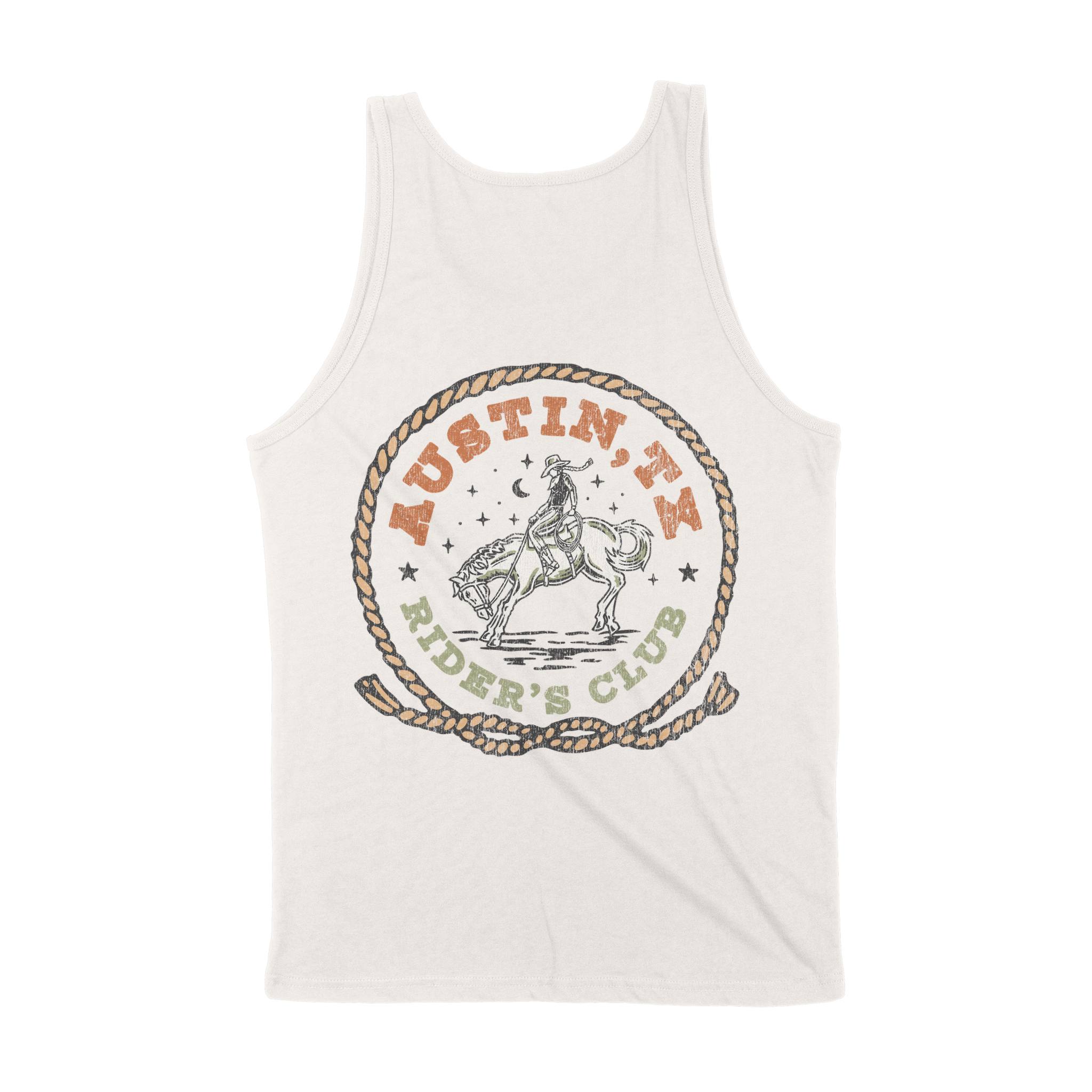 Austin Western Rider Tank Top in Vintage - back view