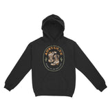 Austin Hoodie in Black - front view