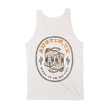 Austin Western Boot Tank Top in Vintage - back view